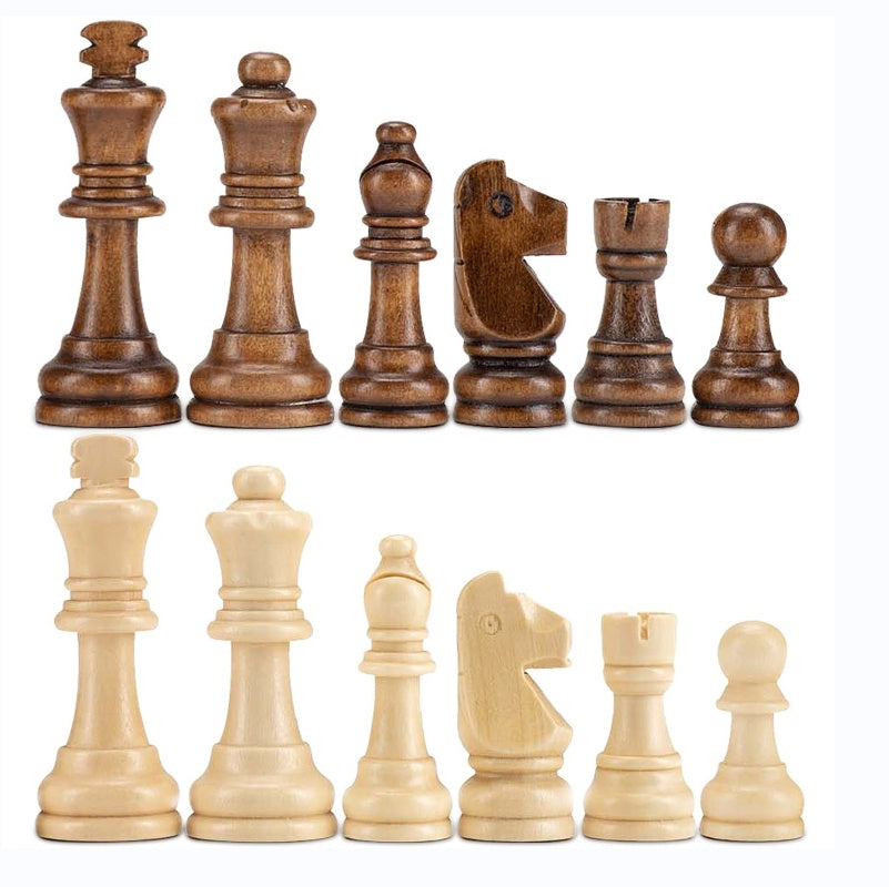 Magnetic Wooden Folding Chess Board High-end Puzzle Chess Game Entertainment