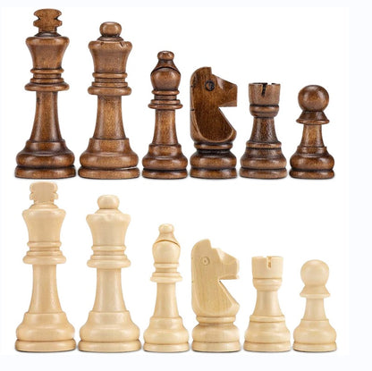 Magnetic Wooden Folding Chess Board High-end Puzzle Chess Game Entertainment